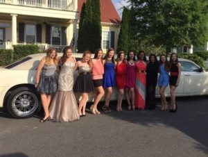 prom limousine service guests 2
